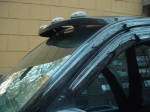 Козырек над стеклом Toyota LC100